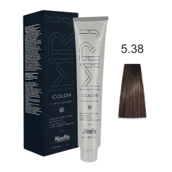 Крем-краска перманентная для волос Mirella Professional MRJ Color - 5.38, светлый шатен золотисто-коричневый, 100 мл. Крем-краска перманентная для волос Mirella Professional MRJ Color - 5.38, светлый шатен золотисто-коричневый, 100 мл.