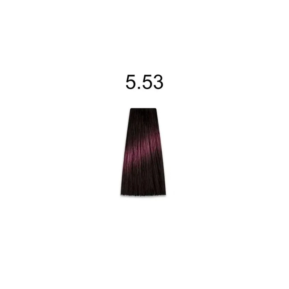 Крем-краска перманентная для волос Mirella Professional MRJ Color - 5.53, светлый шатен махагоново-золотистый, 100 мл.