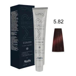 Крем-краска перманентная для волос Mirella Professional MRJ Color - 5.82, светлый шатен коричнево-фиолетовый, 100 мл