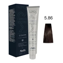 Крем-краска перманентная для волос Mirella Professional MRJ Color - 5.86, светлый коричневый шатен, 100 мл Крем-краска перманентная для волос Mirella Professional MRJ Color - 5.86, светлый коричневый шатен, 100 мл