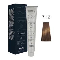 Крем-краска перманентная для волос Mirella Professional MRJ Color - 7.12 блондин пепелисто-фиолетовый, 100 мл Крем-краска перманентная для волос Mirella Professional MRJ Color - 7.12 блондин пепелисто-фиолетовый, 100 мл