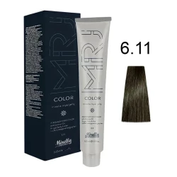Крем-краска перманентная для волос Mirella Professional MRJ Color - 6.11, темный блондин интенсивно пепельный, 100 мл. Крем-краска перманентная для волос Mirella Professional MRJ Color - 6.11, темный блондин интенсивно пепельный, 100 мл.