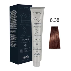 Крем-краска перманентная для волос Mirella Professional MRJ Color – 6.38, темный блондин золотисто-коричневый, 100 мл Крем-краска перманентная для волос Mirella Professional MRJ Color – 6.38, темный блондин золотисто-коричневый, 100 мл