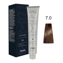Крем-краска перманентная для волос Mirella Professional MRJ Color - 7.0 натуральный блондин, 100 мл Крем-краска перманентная для волос Mirella Professional MRJ Color - 7.0 натуральный блондин, 100 мл