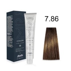 Крем-краска перманентная для волос Mirella Professional MRJ Color - 7.86 блондин коричнево-красный, 100 мл Крем-краска перманентная для волос Mirella Professional MRJ Color - 7.86 блондин коричнево-красный, 100 мл