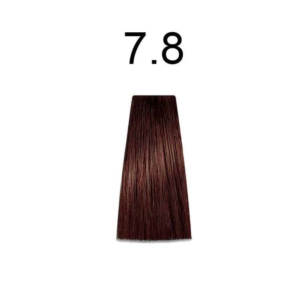 Крем-краска перманентная для волос Mirella Professional MRJ Color – 7.8 блондин коричневый, 100 мл