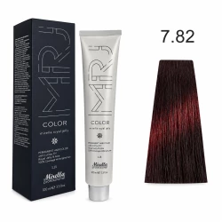 Крем-краска перманентная для волос Mirella Professional MRJ Color - 7.82 блондин коричнево-фиолетовый, 100 мл Крем-краска перманентная для волос Mirella Professional MRJ Color - 7.82 блондин коричнево-фиолетовый, 100 мл