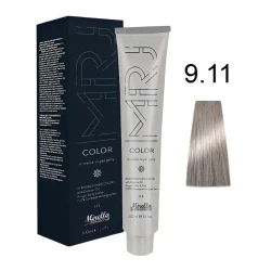 Крем-краска перманентная для волос Mirella Professional MRJ Color - 9.11, очень светлый блондин интенсивно пепельный, 100 мл. Крем-краска перманентная для волос Mirella Professional MRJ Color - 9.11, очень светлый блондин интенсивно пепельный, 100 мл.
