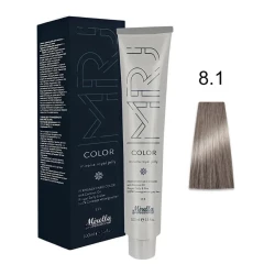 Крем-краска перманентная для волос Mirella Professional MRJ Color - 8.1, светлый пепельный блондин, 100 мл Крем-краска перманентная для волос Mirella Professional MRJ Color - 8.1, светлый пепельный блондин, 100 мл