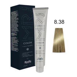 Крем-краска перманентная для волос Mirella Professional MRJ Color - 8.38, светлый золотисто-коричневый блондин, 100 мл Крем-краска перманентная для волос Mirella Professional MRJ Color - 8.38, светлый золотисто-коричневый блондин, 100 мл