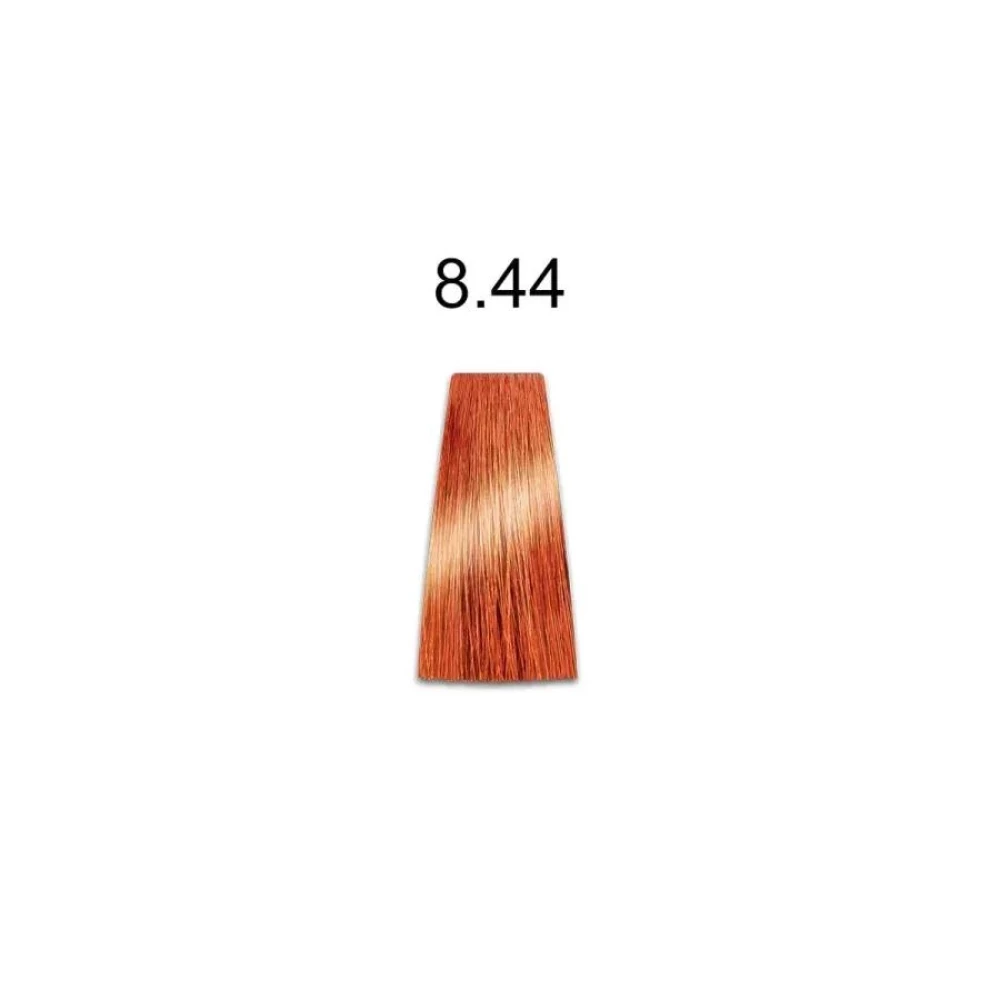 Крем-краска перманентная для волос Mirella Professional MRJ Color – 8.44, светлый блондин интенсивно-медный, 100 мл