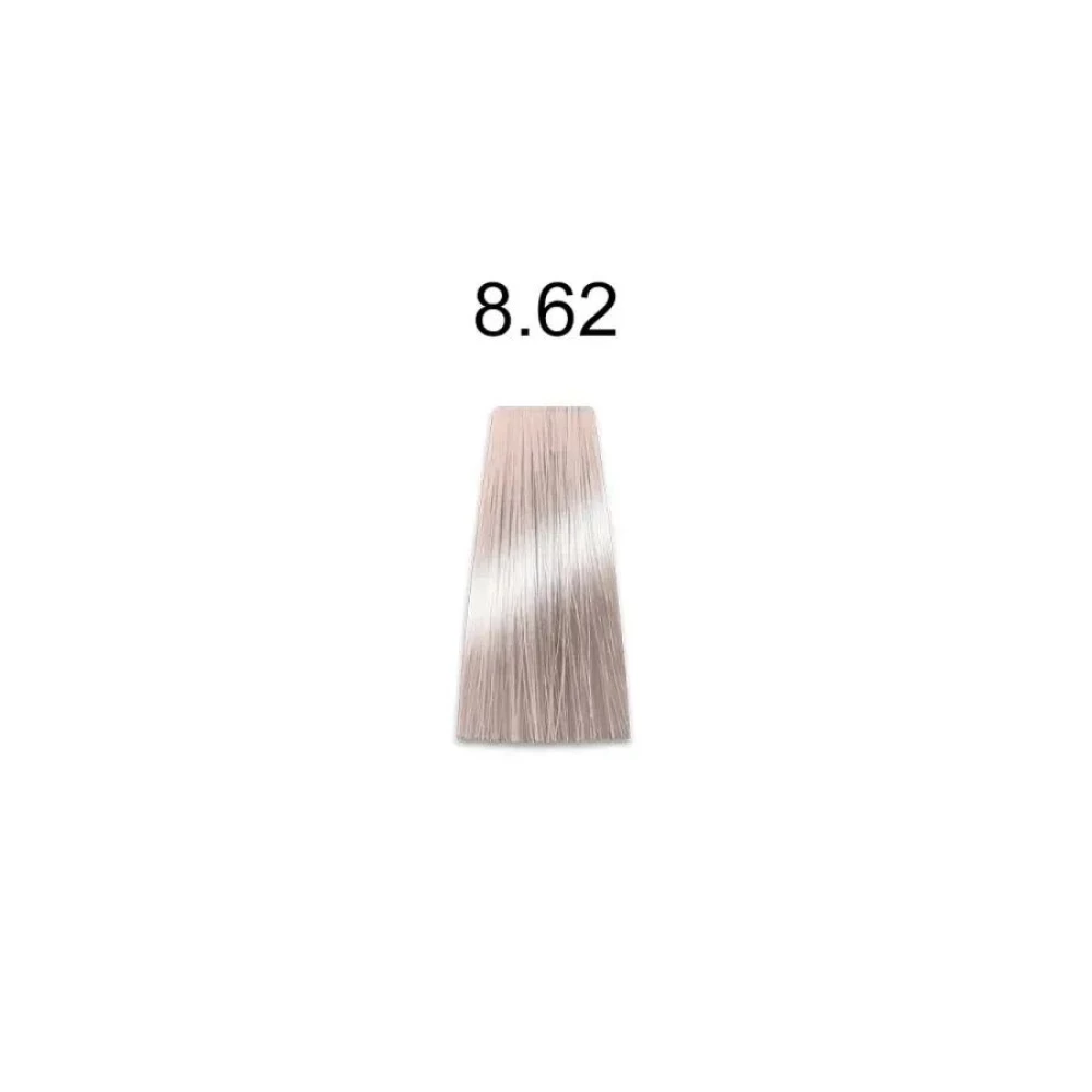 Крем-краска перманентная для волос Mirella Professional MRJ Color – 8.62, светлый блондин красно-фиолетовый, 100 мл