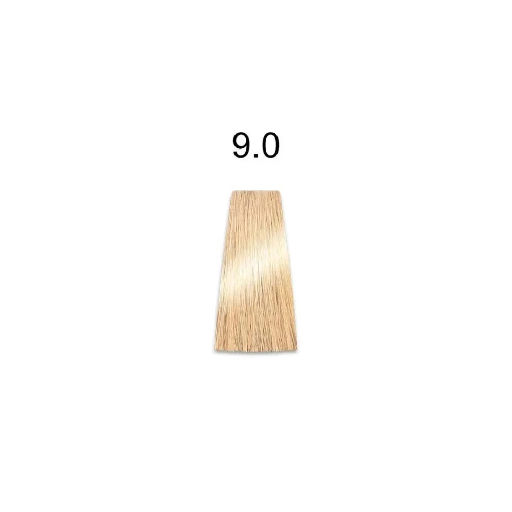 Крем-краска перманентная для волос Mirella Professional MRJ Color – 9.0, очень светлый блондин, 100 мл