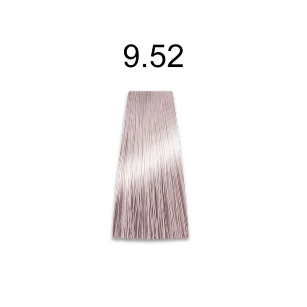 Крем-краска перманентная для волос Mirella Professional MRJ Color - 9.52 очень светлый махагоново-фиолетовый блондин, 100 мл