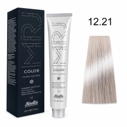 Крем-краска перманентная для волос Mirella Professional MRJ Color - 12.21, ультра светлый блондин фиолетово-пепельный, 100 мл Крем-краска перманентная для волос Mirella Professional MRJ Color - 12.21, ультра светлый блондин фиолетово-пепельный, 100 мл