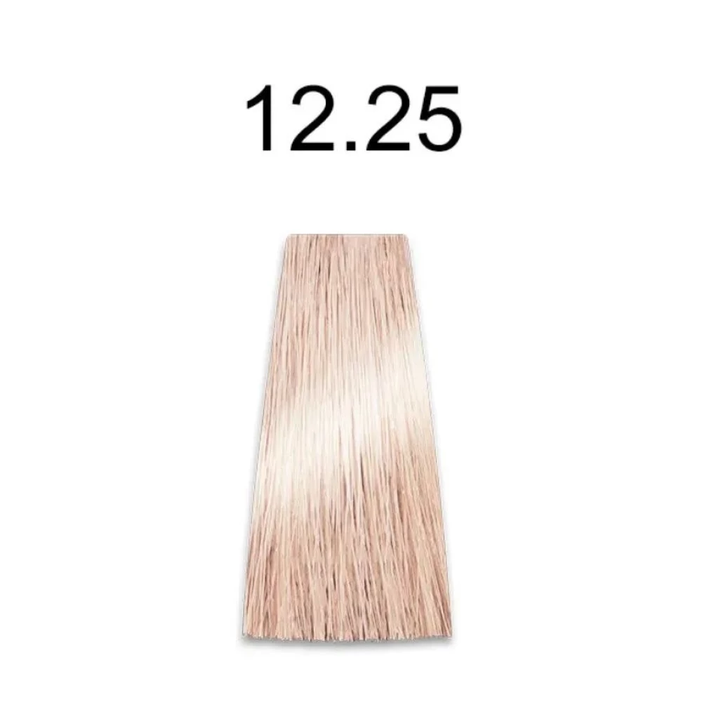 Крем-краска перманентная для волос Mirella Professional MRJ Color – 12.25, ультра-светлый блондин фиолетово махагоновый, 100 мл