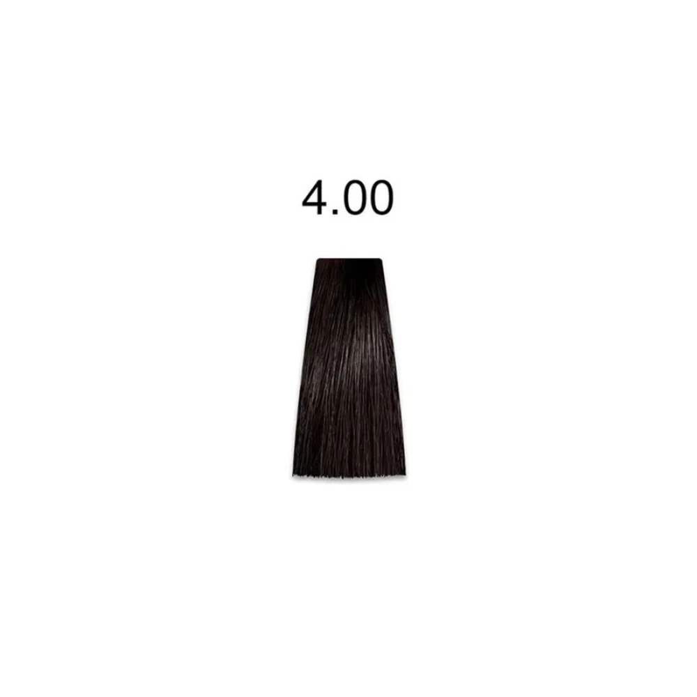 Крем-краска перманентная для волос Mirella Professional MRJ Color - 4.00, интенсивный шатен, 100 мл