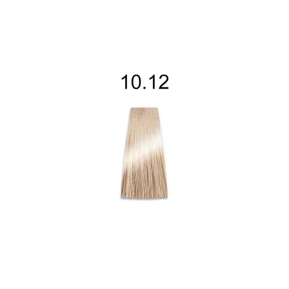 Крем-краска перманентная для волос Mirella Professional MRJ Color - 10.12, платиновый блондин пепельно-фиолетовый, 100 мл