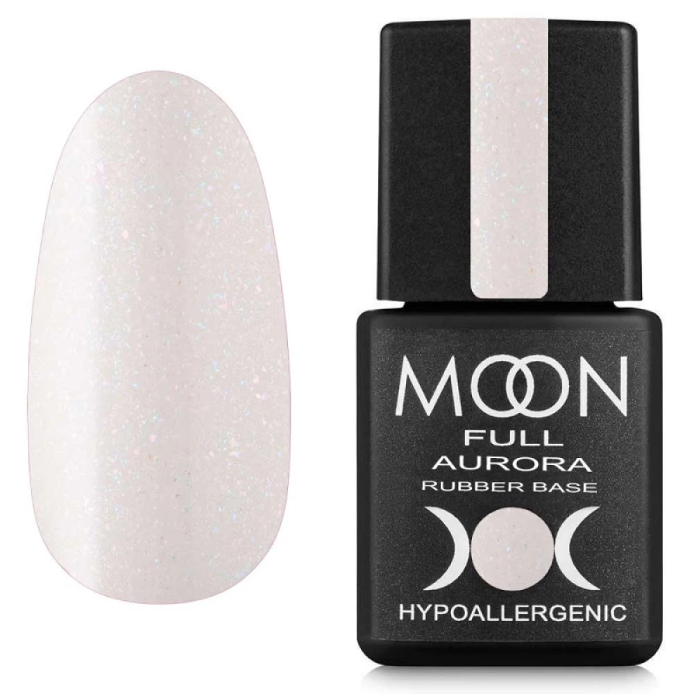 MOON FULL Base AURORA №2002 shimmer (нюдовий з шиммером), 8 мл