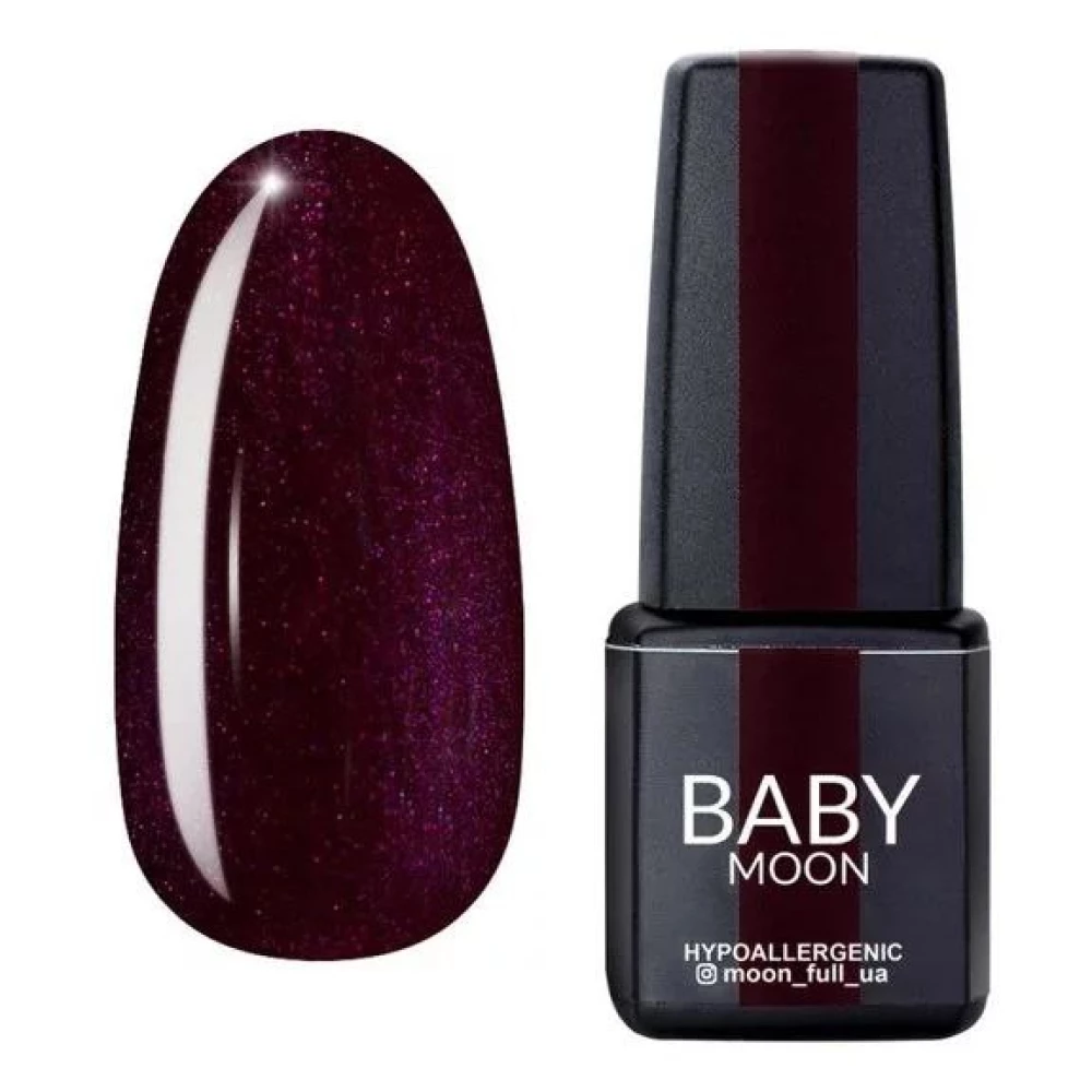 Гель-лак BABY Moon Burgundy №008 (баклажановый), 6 мл