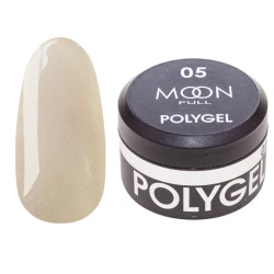 Полігель для нарощування Moon Full Poly Gel №05 перлово-молочний, 15 мл.