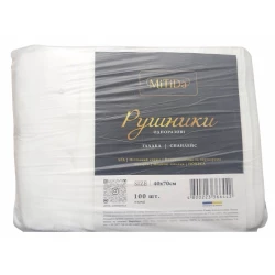 Полотенца в пачке 40*70 см гладкая 100шт/уп, MiTiDa