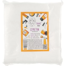 Серветки в пачці 15*15 см, сітка 100шт/уп. Pani Mlada 40г/м2