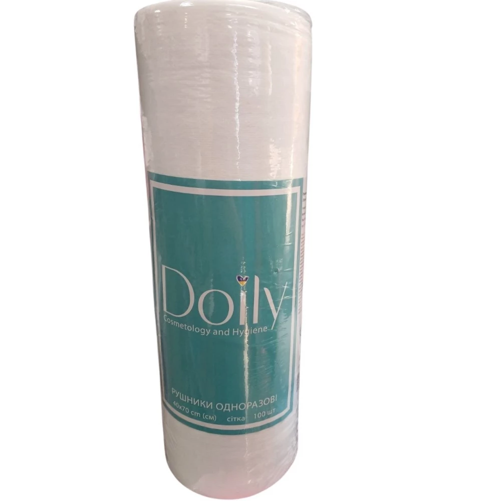 Полотенца в рулоне 40*70см, сетка 100шт/рул. Doily 40г/м2