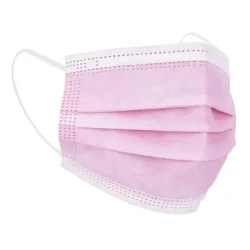 Маска одноразовая CEROS розовая, 50 шт/уп