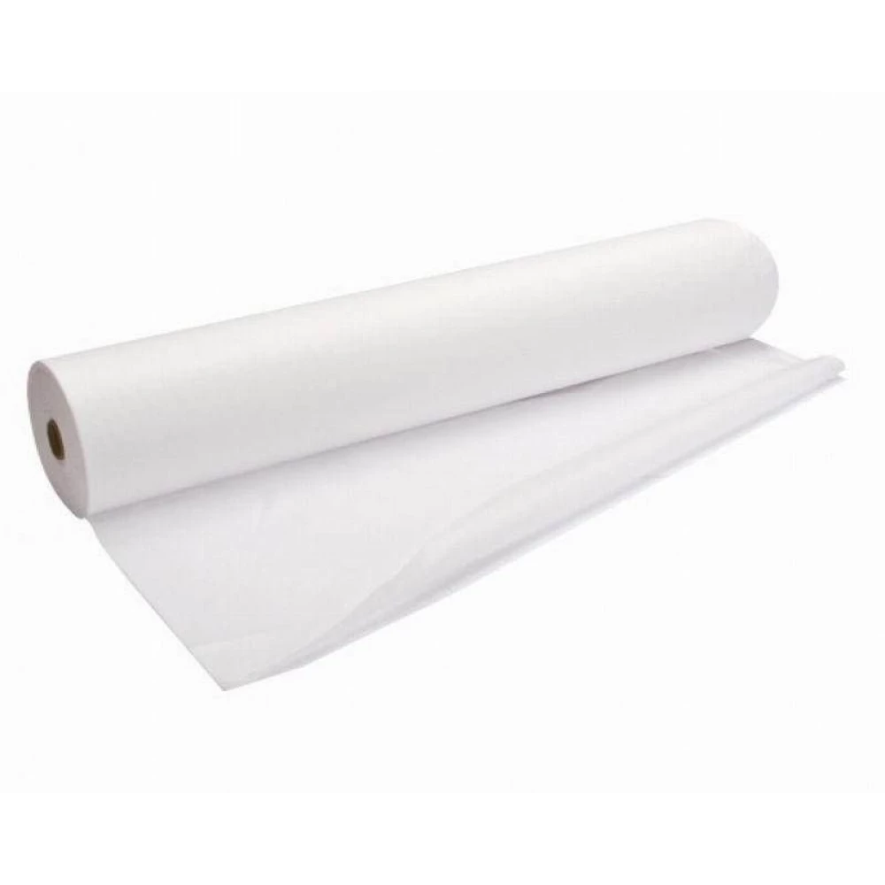 Простирадло одноразове зi спанбонду в рулоні 0.6х100 м, біле