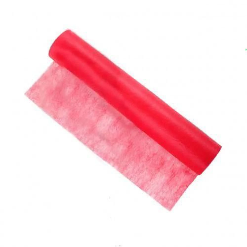 Простирадло одноразове зi спанбонду в рулоні 0.6х100 м, червоне