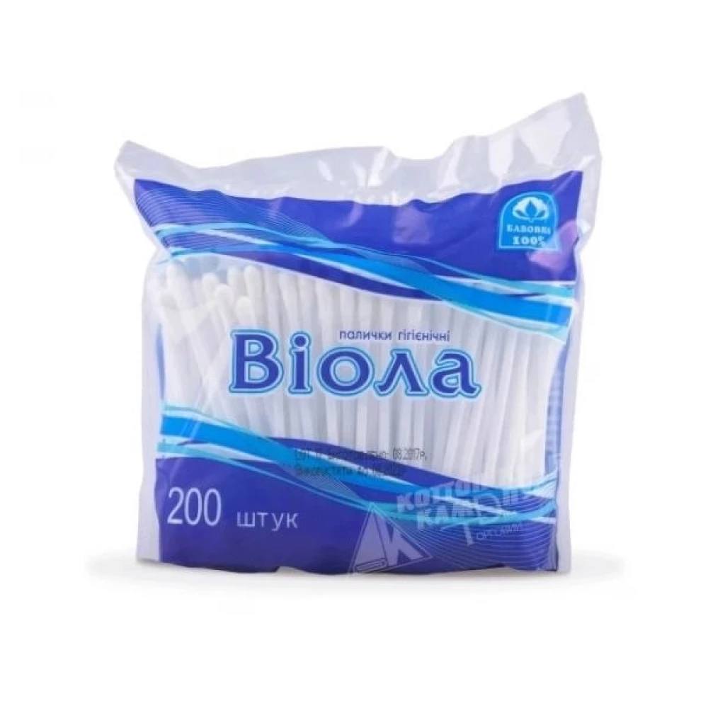 Ватні палочки Віола, 200 шт