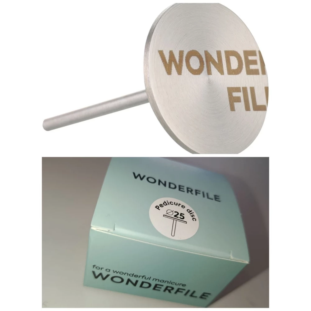 Основание металлическое педикюрный диск 25 мм Wonderfile