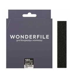 Файл-лента Wonderfile для прямой пилы на пене, черная 160*18, 180 грит, 50 шт