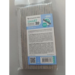 Змінні файли papmAm для пилки прямої Staleks Pro Smart на м'якій основі 22, 100 грит (30 шт)