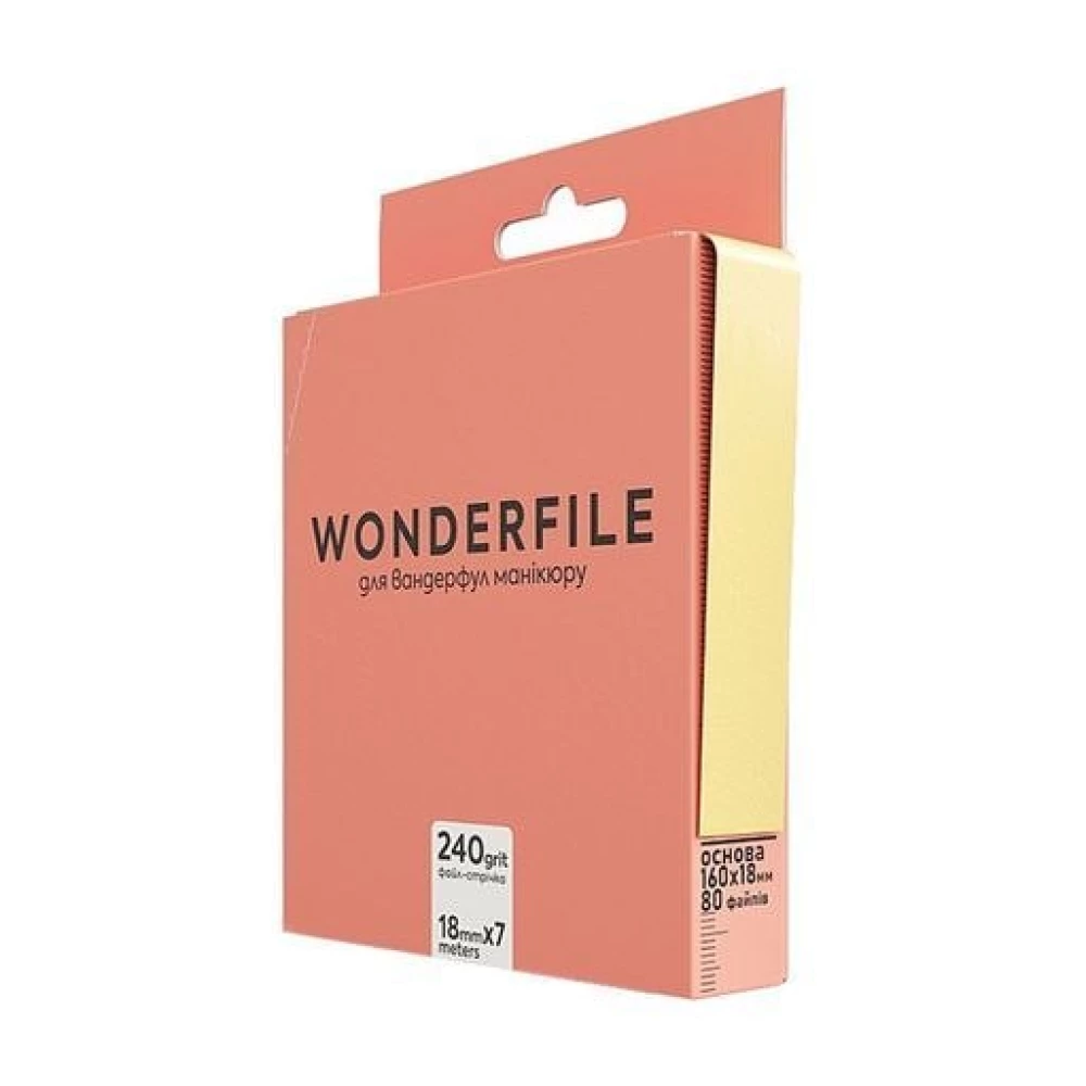 Файл-лента Wonderfile для пилы 160*18 - 240 грит (7метров)