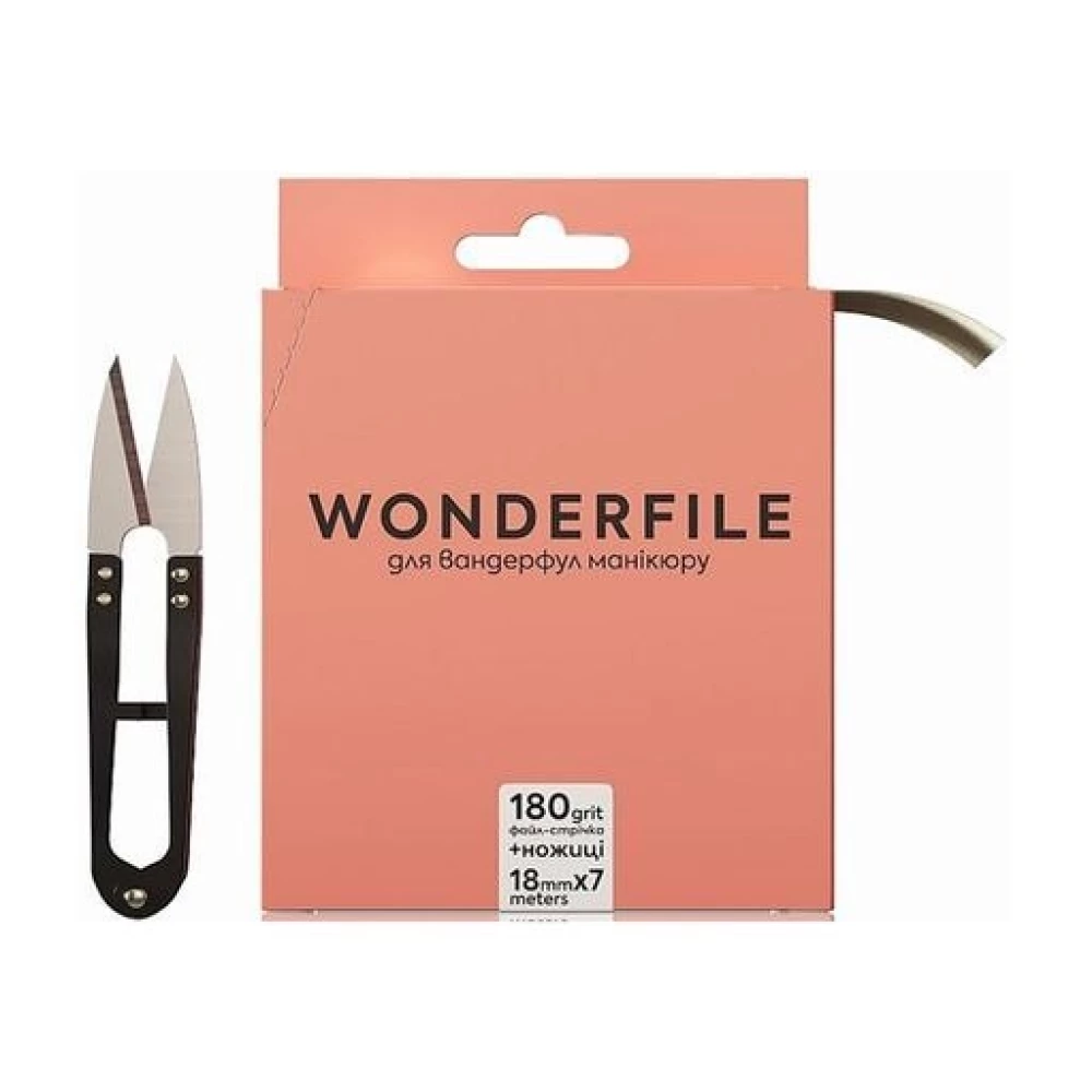 Файл-лента Wonderfile для пилы 160*18 - 150 грит (7метров) + ножницы
