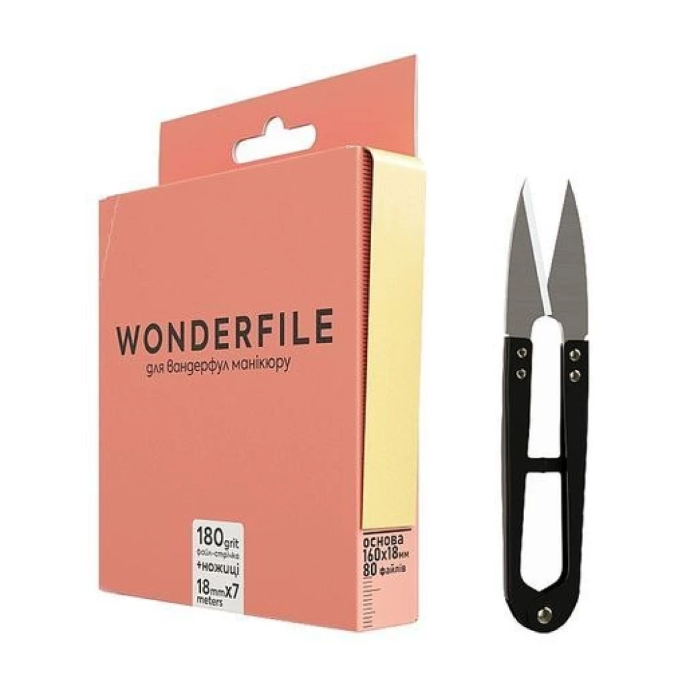 Файл-лента Wonderfile для пилы 160*18 - 150 грит (7метров) + ножницы