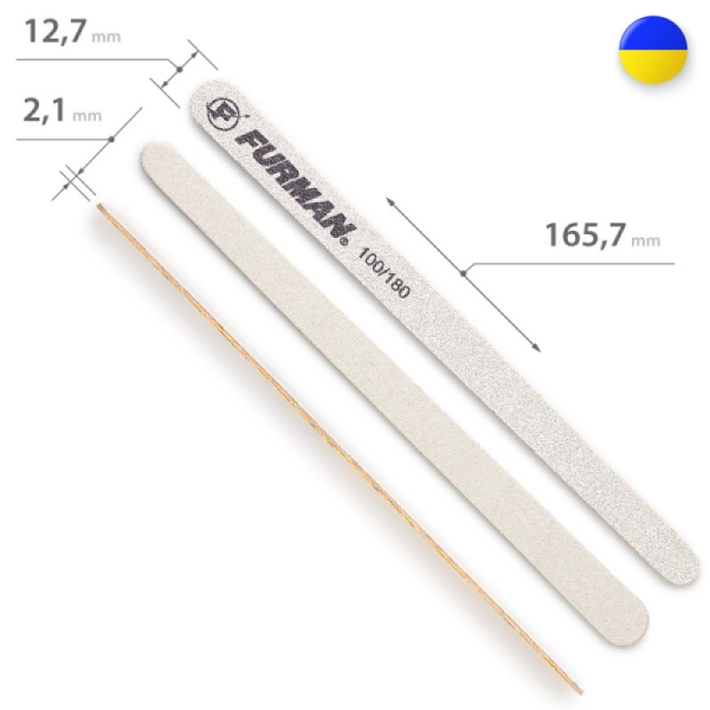 Пилочка капля 100/180 Фурман, шт