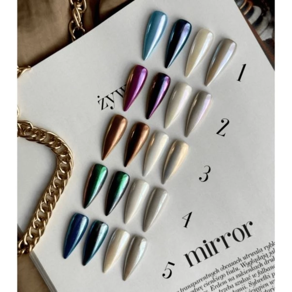 Втирка Mirror №1 Richcolor, 0,2 г (блакитна)