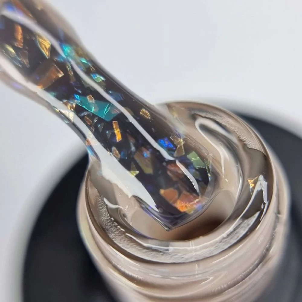 Saga Agate Base №02 (бежевый с эффектом битого стекла) 9 мл