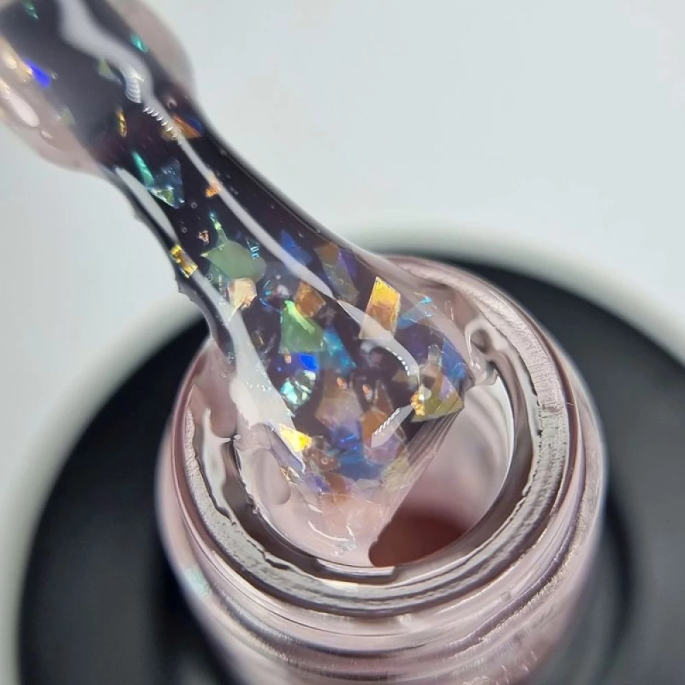 Saga Agate Base №03 (нежно-розовый с эффектом битого стекла) 9 мл