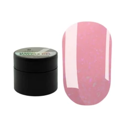 Гель SAGA professional Builder Gel magic №4 (персиковий з різнокольоровою поталлю),15 мл