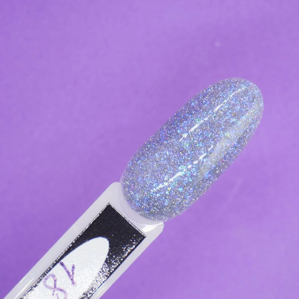SAGA professional Гель-лак Fiery gel 18 (темно-синий с микроблеском, светоотражающий), 9 мл