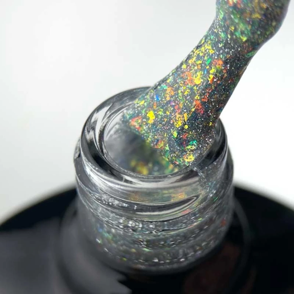 SAGA professional Гель-лак Fiery gel 19 (ярко-зеленый с микроблеском, светоотражающий), 9 мл