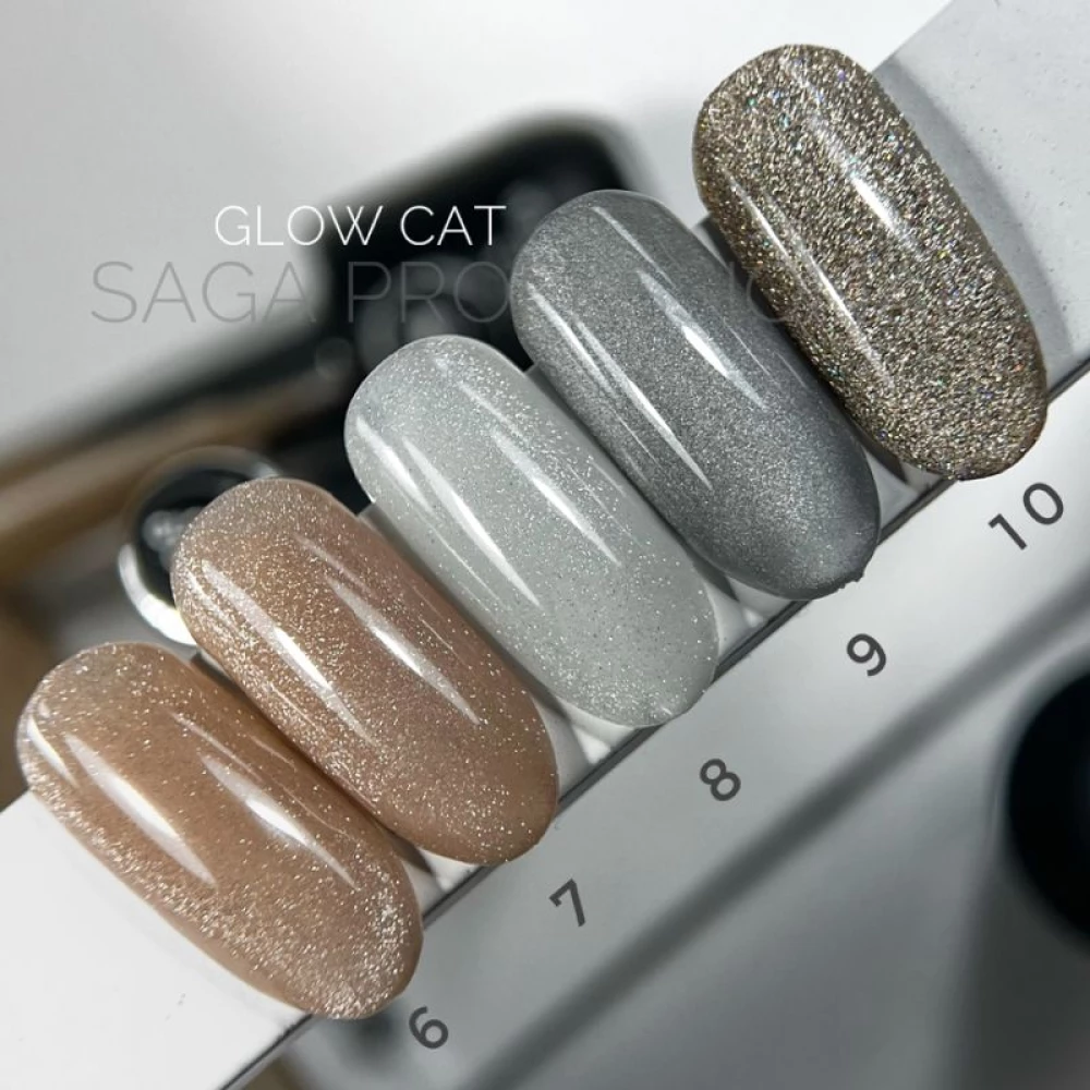 Гель-лак котяче око GLOW CAT №07 SAGA, 10 мл