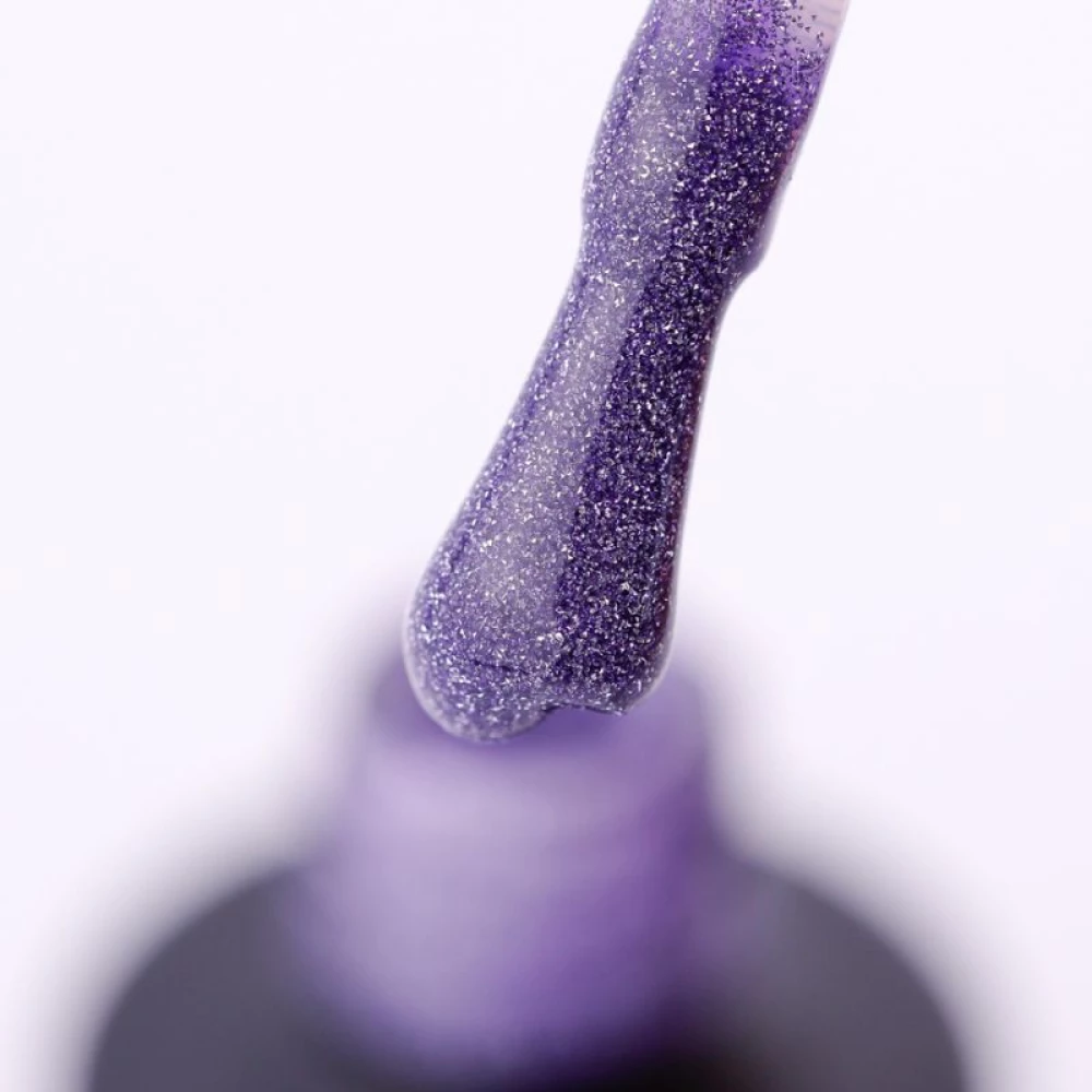 SAGA professional Гель-лак Fiery gel 9 (сиреневый с микроблеском, светоотражающий), 9 мл
