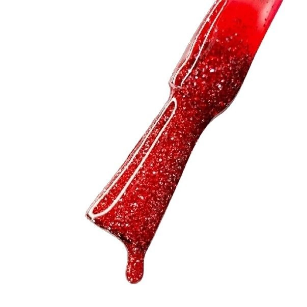 SAGA professional Гель-лак Fiery gel 3 (красный с микроблеском, светоотражающий), 10 мл