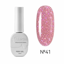 SAGA professional Гель-лак Fiery gel 41 (нежно-розовый с микроблеском и блестками, светоотражающий), 10 мл SAGA professional Гель-лак Fiery gel 41 (нежно-розовый с микроблеском и блестками, светоотражающий), 10 мл