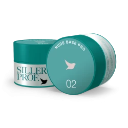 Siller Nude Base Pro №2 – камуфлирующая цветная база (бежевый), 30 мл